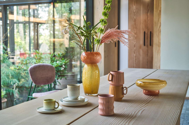 Wazon 14,5x30cm Yellow/Aamber Styles - Villa Collection