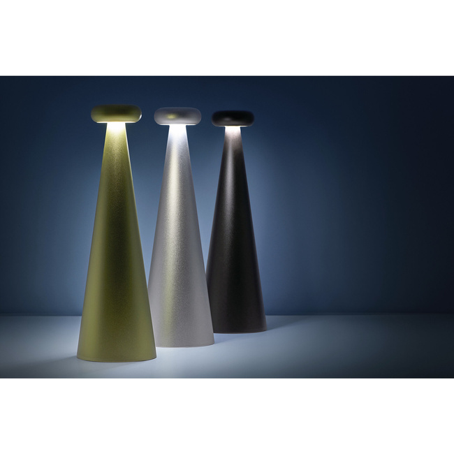 Lampa stołowa, Szara Bedin - Alessi