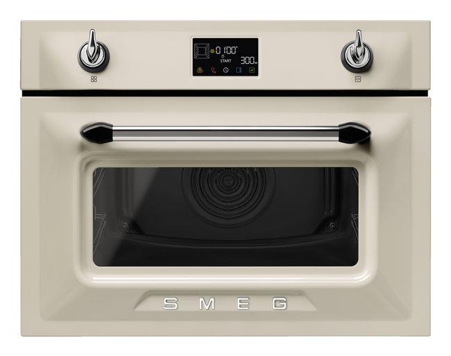 Smeg - Urządzenie Kompaktowe, Victoria, Kremowy Victoria So4902M1P Kremowy.