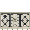 Smeg - Płyta gazowa, 90 cm, Coloniale COLONIALE SRV896AVOGH2 Jasny brąz (pokrętła w kolorze mosiężnym)