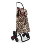 Rolser I-Max Wild 6L Camel wózek na zakupy 6-kołowy składany do schodów