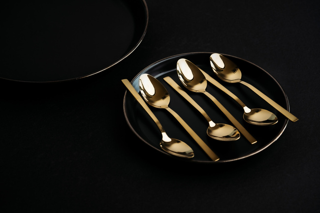 Łyżeczka Do Herbaty Piano Gold 29057 - Kulig