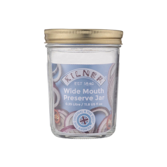 Słoiki na przetwory 0,35L Wide Mouth Preserve - Kilner