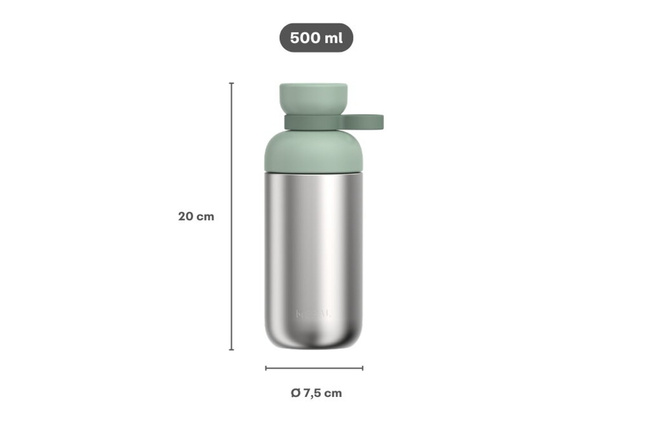 Stalowe butelki na wodę 500 ml Vita Vivid Blue - Mepal