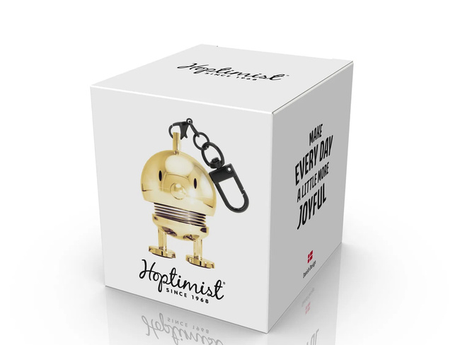 Zawieszka brelok Bumble 2w1 figurka Gold sprężynująca bag charm Hoptimist