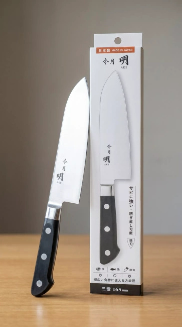 Nóż Santoku Fuji Cutlery Akira Reigetsu FC-0124, ostrze 16,5 cm
