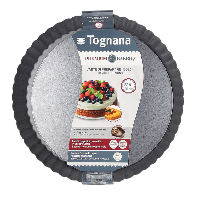 Forma Do Pieczenia 27,5cm Premium Ciemny Szary - Tognana