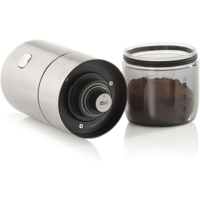 Akumulatorowy młynek do kawy I.mill, stalowy - Adhoc