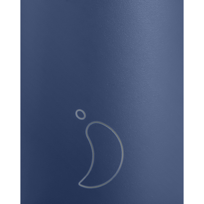 kubki termiczne z słomką 500 ml granatowe - Chilly's Bottles
