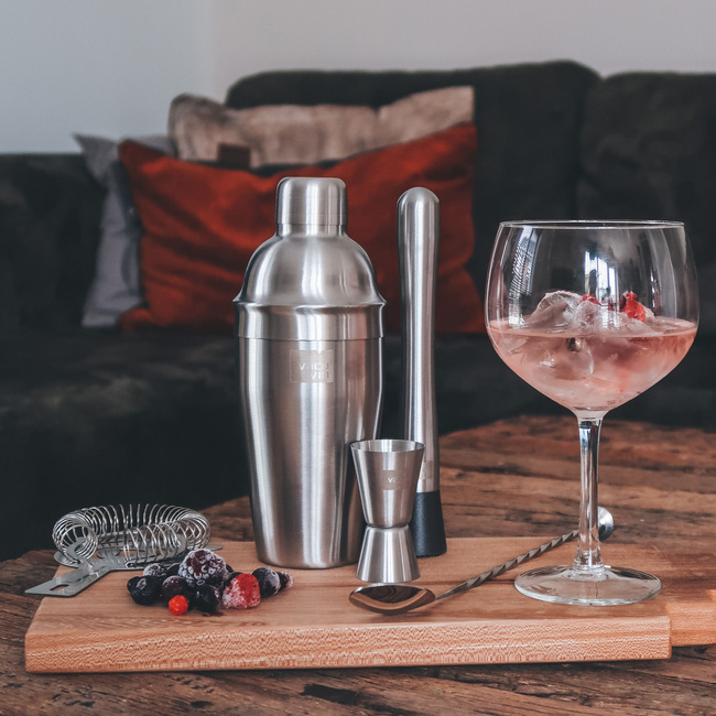 Shaker do koktajli stalowy - Vacu Vin
