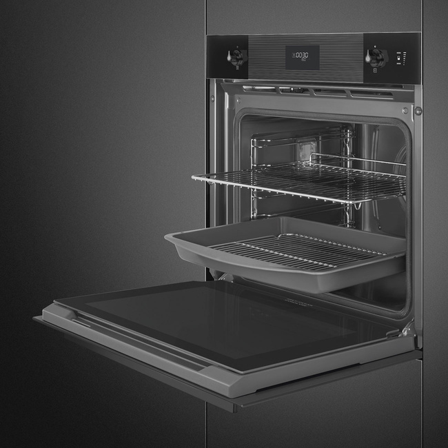 Smeg - Piekarnik, 60 cm, Linea, SOP6101S2B3 LINEA - czarny