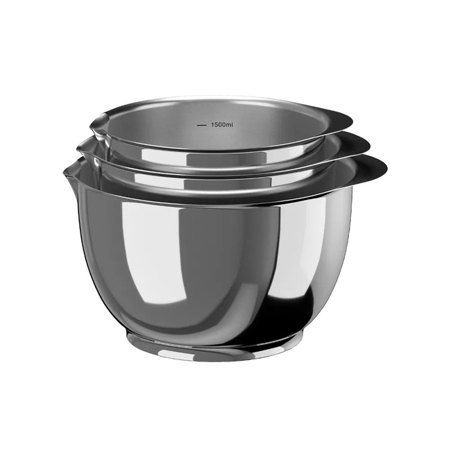 Zestaw Misek Kuchennych 3szt Steel - Rosti
