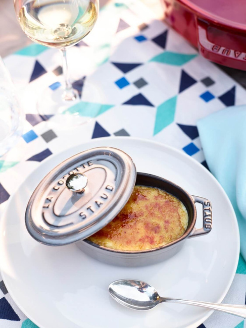 Staub Mini Cocotte Mini Garnek Żeliwny Owalny 250 ml, Grafitowy