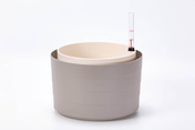 Plastia Berberis Donica Samonawadniająca Okrągła 26 Cm - Jasnoszary