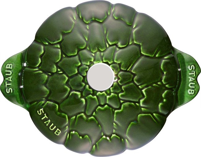 Staub Special Cocotte Garnek żeliwny okrągły karczoch 3 ltr, zielony