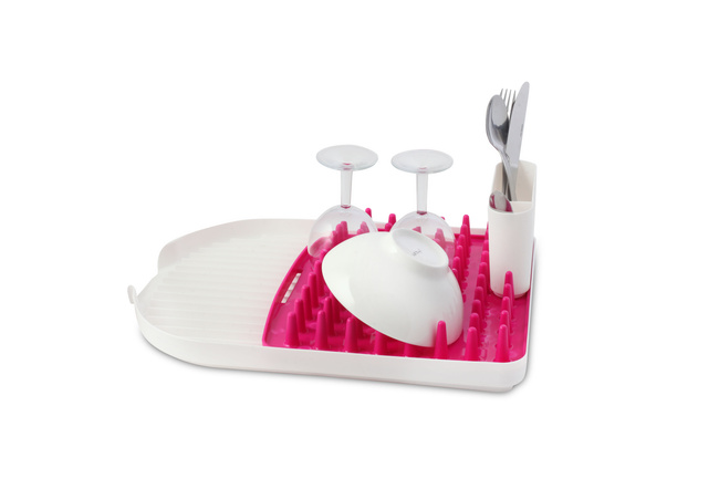 Ociekacz na naczynia Colori fuksja 24007 - Vialli Design
