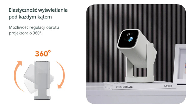 Wanbo Cube 1 Ciemno-zielony | Projektor | 720p, 350 Ansi Lumen, Android TV 11