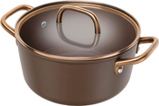 Milano Garnek niski z pokrywką 24 cm brązowy - Zwilling