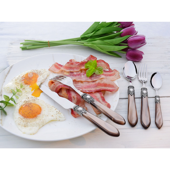 Oxford Onyx - Zestaw obiadowy 24 cz. w opakowaniu