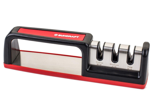 Ostrzałka Suncraft Handy Sharpener 3-etapowa Diament/Karbid/Ceramika HKS-01