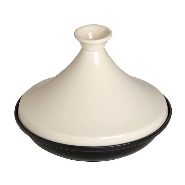 Naczynie do Tajine 20 cm, Beżowo-Czarny - Staub