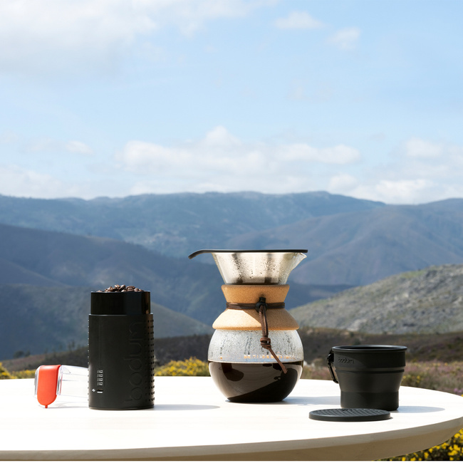 Bodum zaparzacz do kawy z filtrem stałym Pour Over 1l Cork