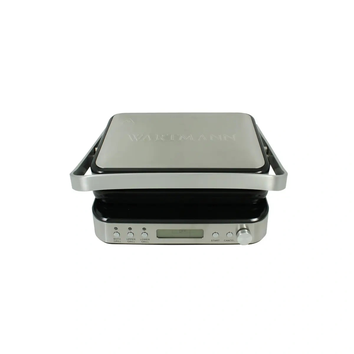 Grill kontaktowy Wartmann WM-2208 CG ze stalową obudową i wyświetlaczem
