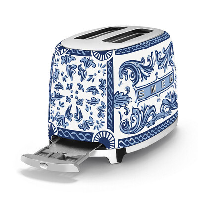 Smeg - Toster Tsf01dgbeu Blu Mediterraneo