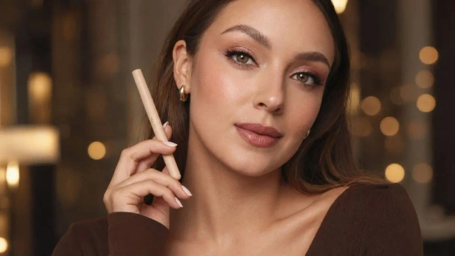 Eyeliner w płynie Lovro Shimmer Eyeliner 01 Chocolate, czekoladowy z drobinkami