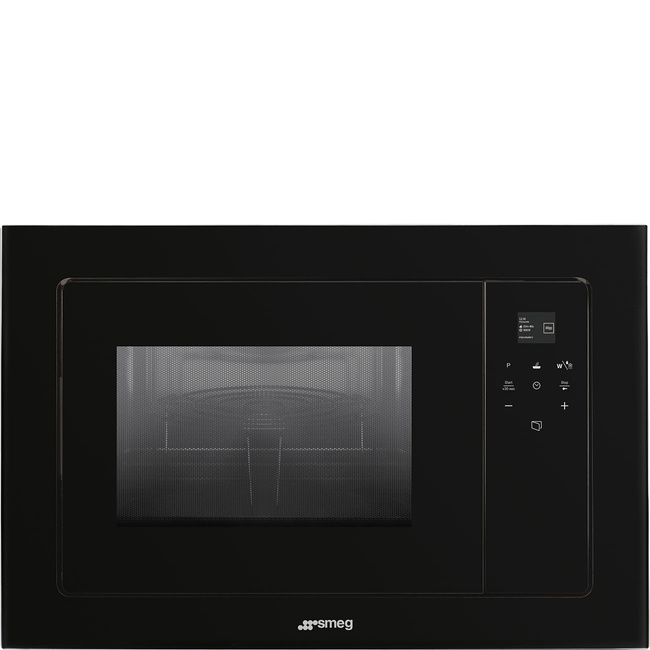 Smeg - Kuchenka Mikrof., 20l, Linea, Czarny Linea Fmi120b3 Czarny