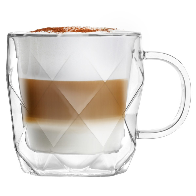 Kubek Z Podwójną Ścianką Geo 450 Ml 8517 - Vialli Design