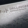 Dellinger Rose Wood Damascus Nóż Wykoścowy 19 Cm