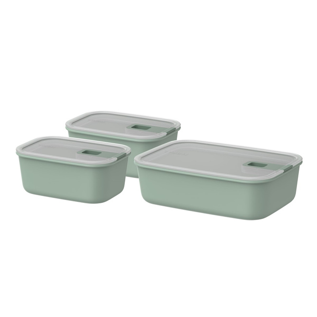 Zestaw pojemników Easyclip 2.0 Sage 2x700ml + 1500ml do żywności Mepal