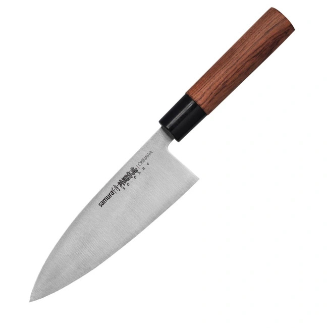Nóż Deba Samura Okinawa SO-0129, ostrze 17 cm, stal AUS-8