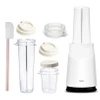 Blender personalny II Mason Jar Ready White (zestaw 10 elementów) - Tribest