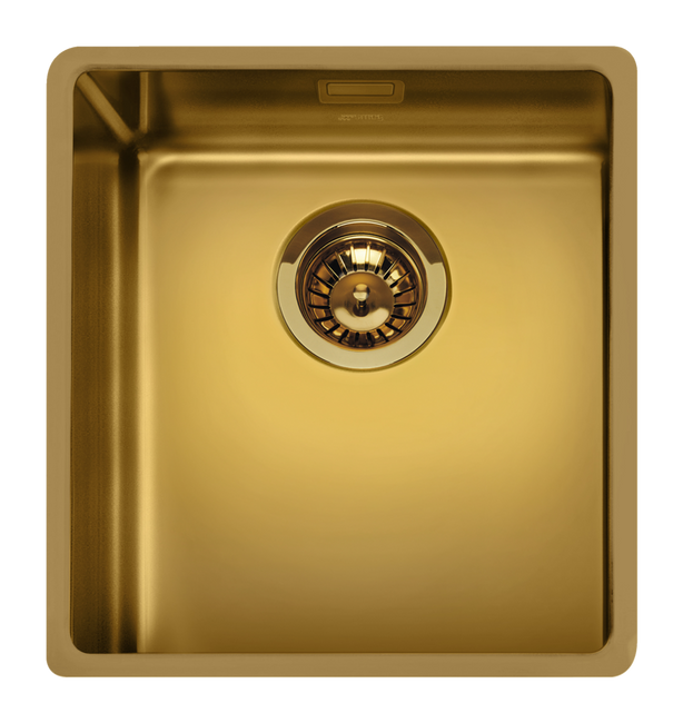 Smeg - Zlewozmywak Ze Stali Nierdzewnej Mira Vstr34brx Mosiądz