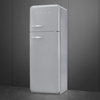 Smeg - Chłodziarko-zamrażarka FAB30RSV6 50'S RETRO STYLE - srebrny
