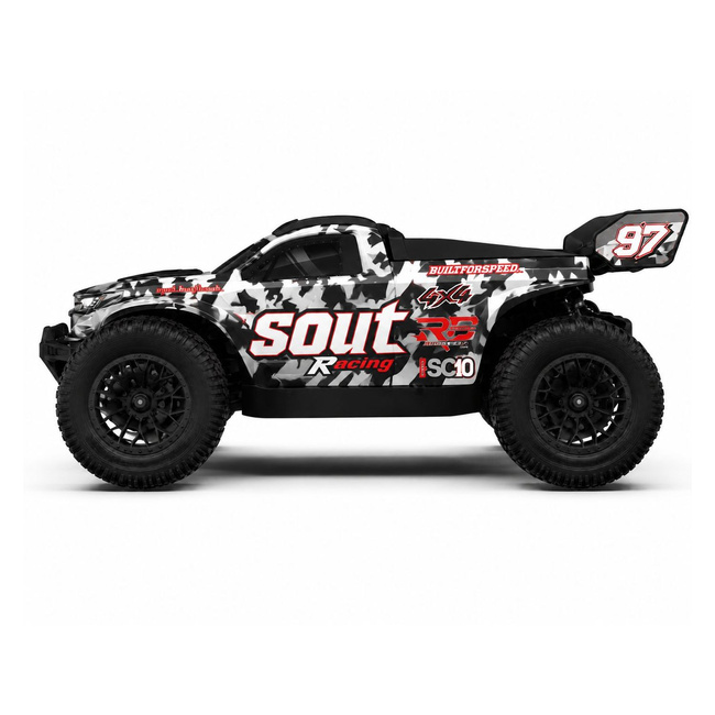 Samochód RC Extralink SC10 Brushless 4WD w skali 1:10, czarny Extreme Truck