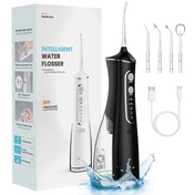EXTRALINK Beauty Intelligent Water Flosser L8 Czarny Irygator 2000mAh IPX7 do czyszczenia zębów