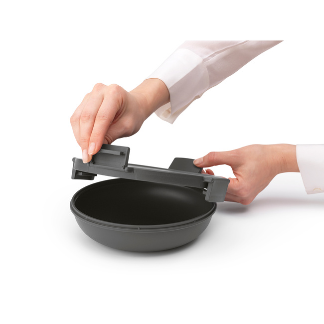 Miska na lunch Brabantia Make & Take 1 l, szczelna, Dark Grey