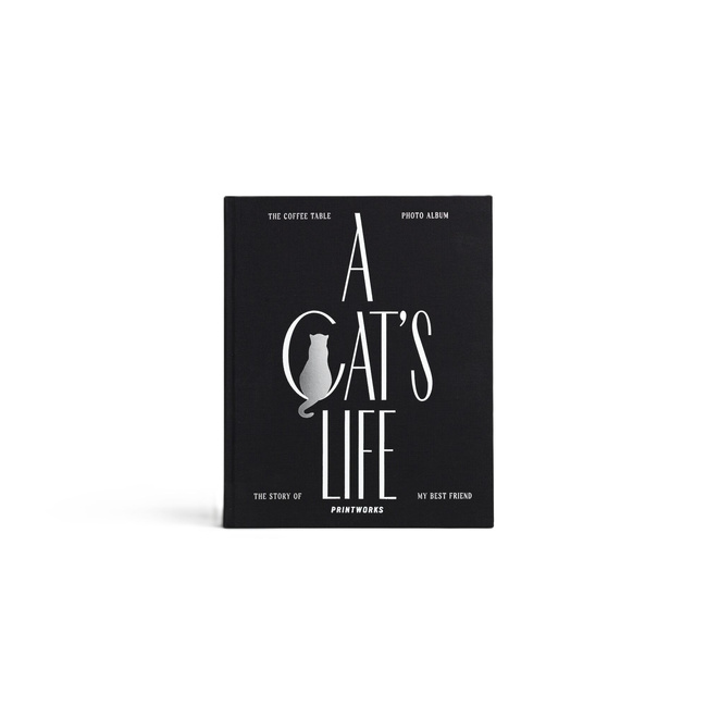 Album na zdjęcia kota Printworks A Cat's Life XL, czarny, 60 stron