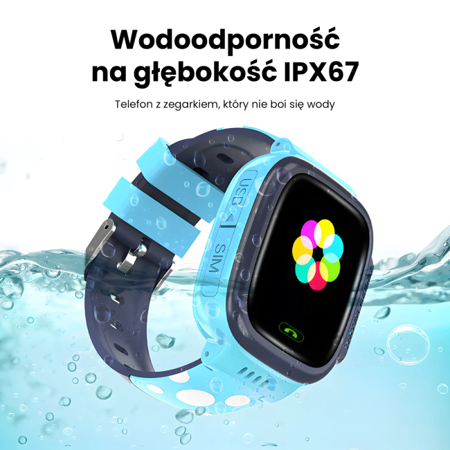 EXTRALINK Lifestyle Kids Y92 Smartwatch dla dzieci z WiFi i GPS dziecięcy zegarek cyfrowy
