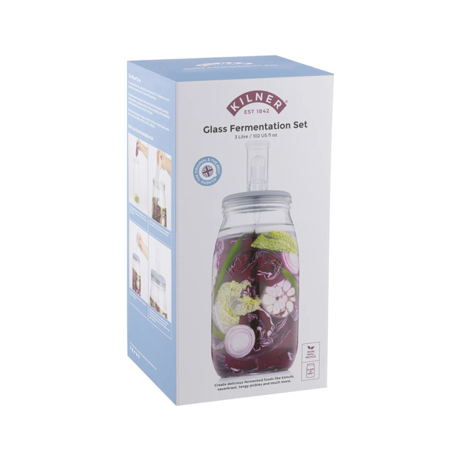 Słoiki do fermentacji 3L - Kilner