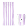 Ręcznik plażowy szybkoschnący - Lombok lilac L 160X90cm - Dock & Bay