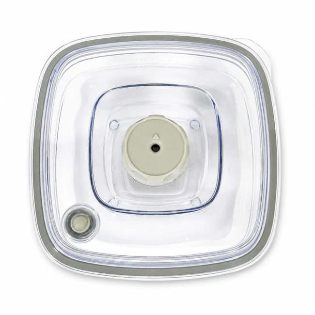 Wartmann pojemnik próżniowy 0,8 l kwadratowy BPA-free 17x17x8 cm mikrofalówka zawór 3-pozycyjny