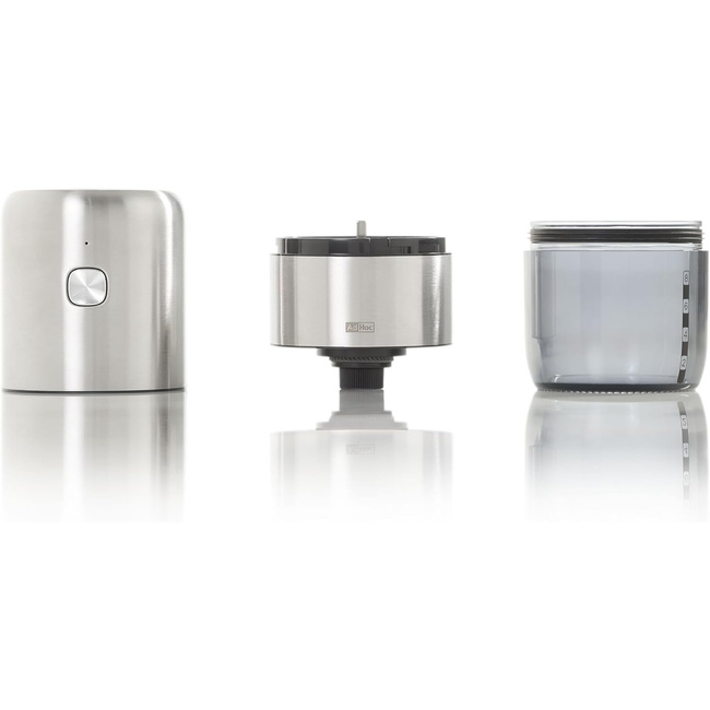 Akumulatorowy młynek do kawy I.mill, stalowy - Adhoc