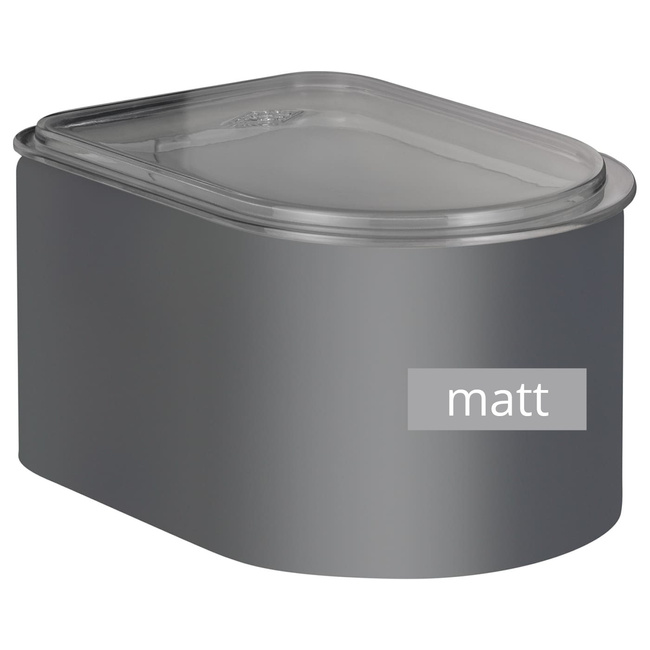 Pojemnik metalowy 1,0l Loft grafitowy Matt  - Wesco