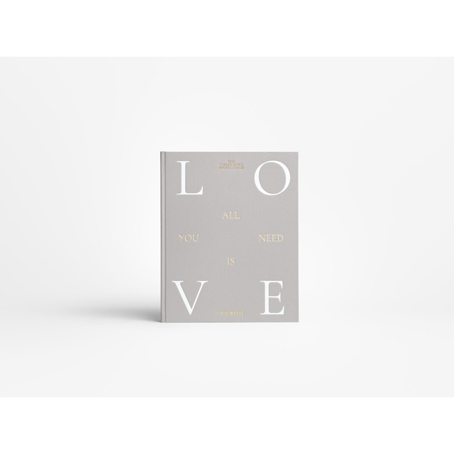 Album na zdjęcia Printworks All You Need Is Love XL, szary z czarnymi kartami