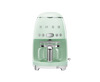 Smeg - Ekspres Przelewowy, Pastelowa Zieleń Dcf02Pgeu 50's Style