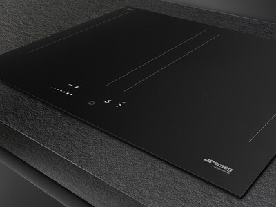 UNIVERSAL Płyta indukcyjna 60 cm Classica czarna 4 strefy Booster Multizone suwak 9 poziomów